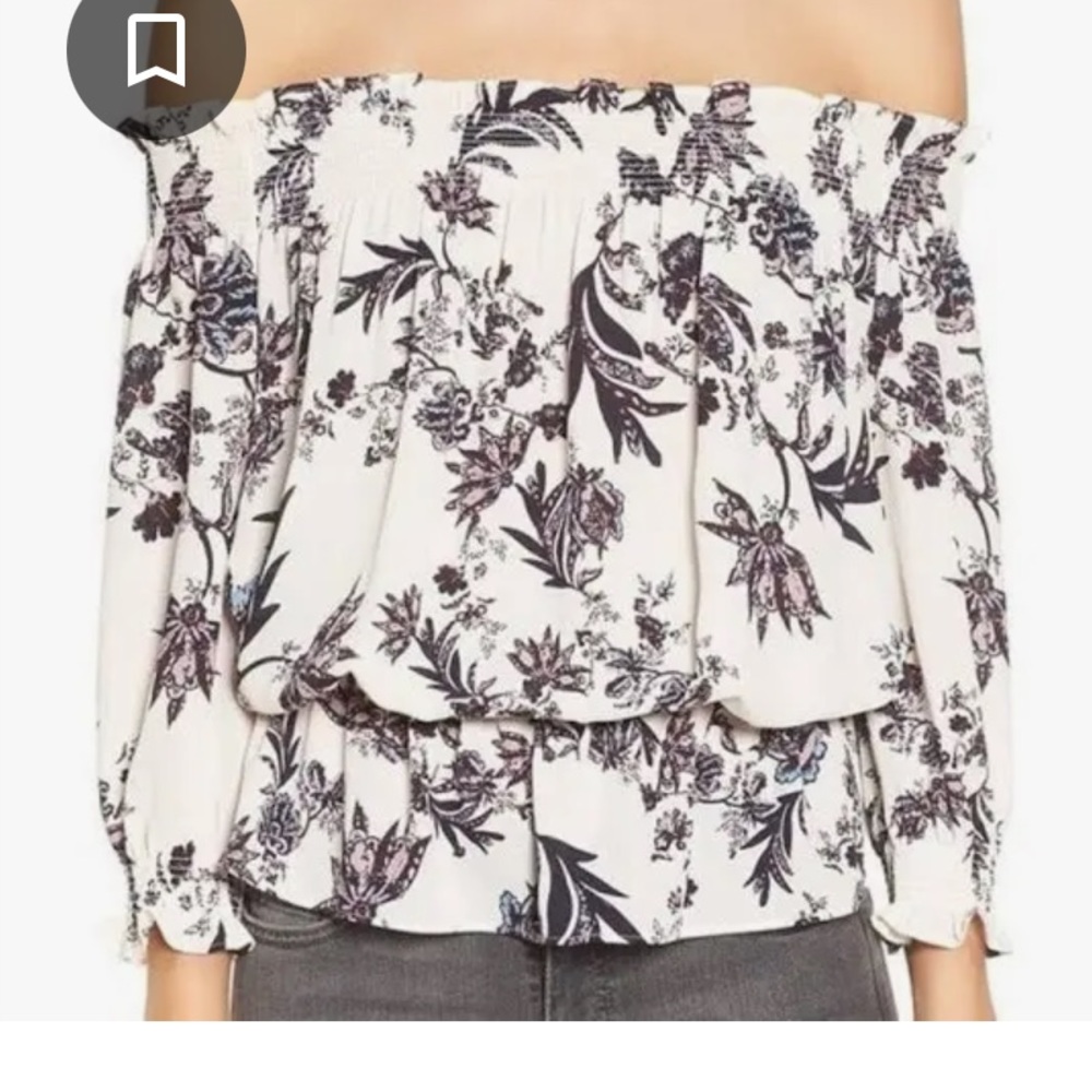 Off the shoulder Chelsea 28 ruffle blouse